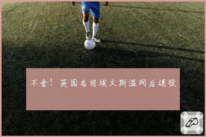 不舍！英国名将埃文斯温网后退役